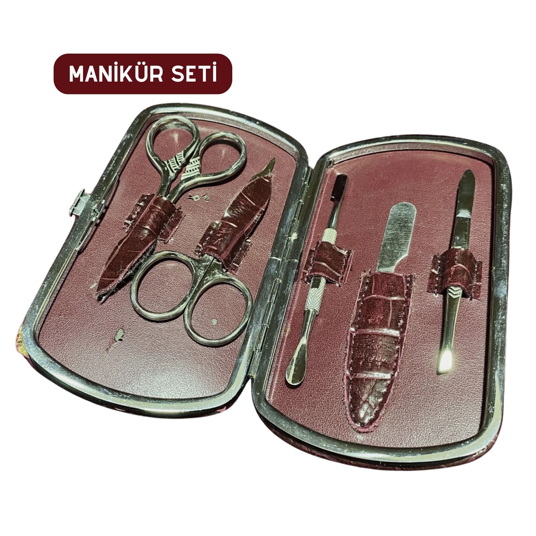 Çantalı manikür seti