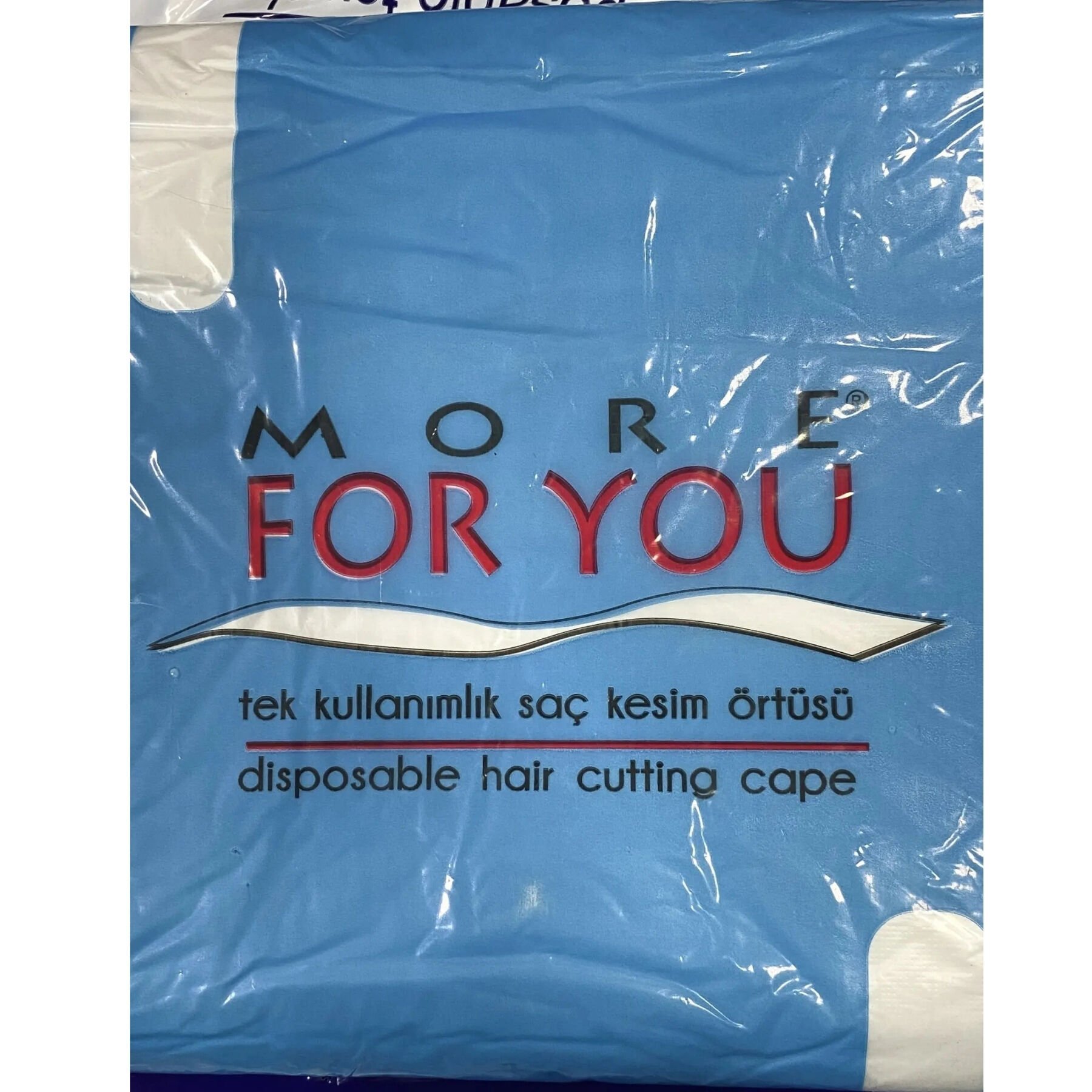 Tek kullanımlık saç kesim örtüsü