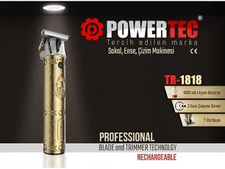 POWERTEC Sakal tıraş makinesi TR-1818