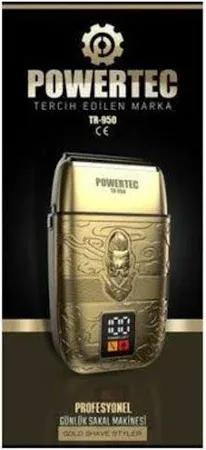 POWERTEC Günlük sakal tıraş makinesi TR-950