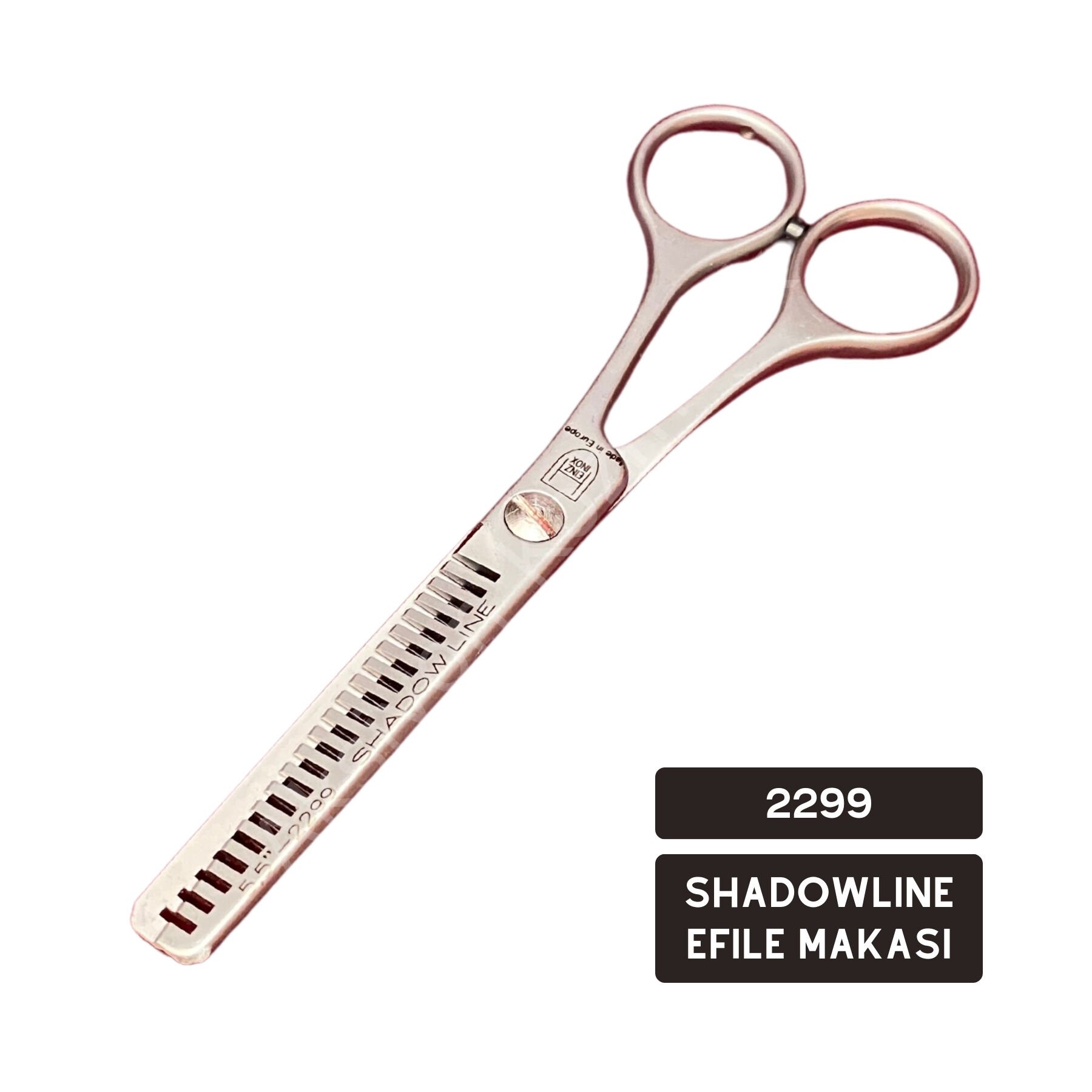 Shadowline Efile Makası (Ara Makas) – Profesyonel Saç İncelme ve Şekillendirme 5,5'' - 2299