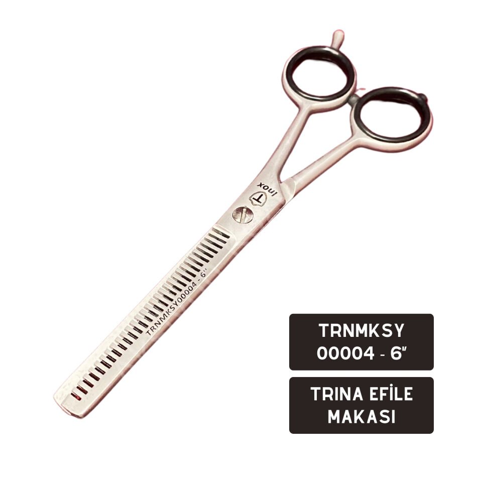 Trina Marka Ara Makas (Efile Makası) – Profesyonel Saç İncelme ve Şekillendirme 6'' TRNMKSY00004