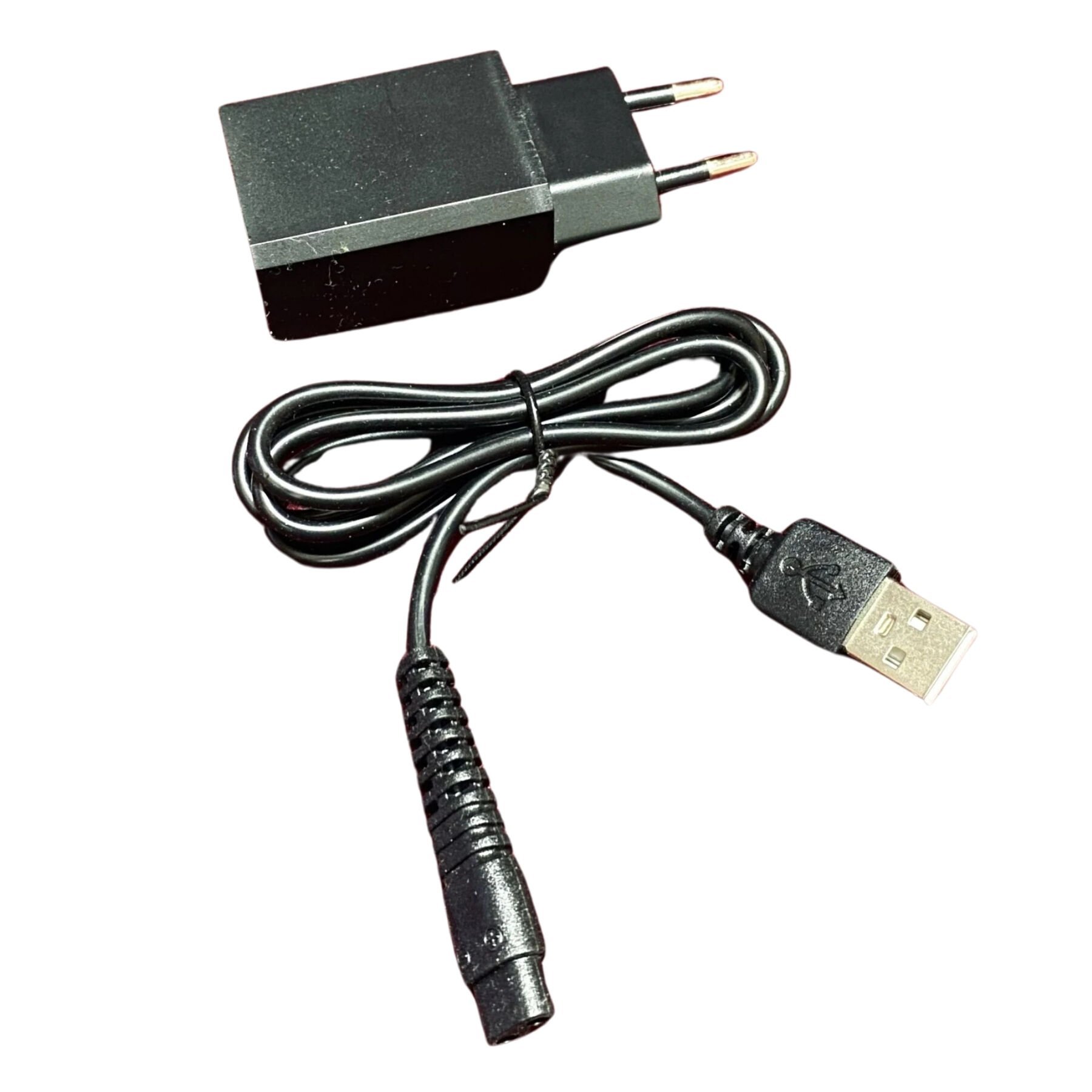 POWERTEC TR-858 şarj kablosu ve adaptörü