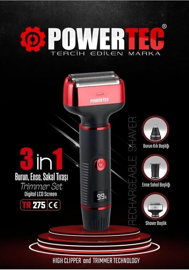 POWERTEC Günlük tıraş makinesi TR-275